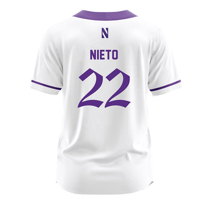 Northwestern - NCAA Softball : Grace Nieto - White Softball Jersey