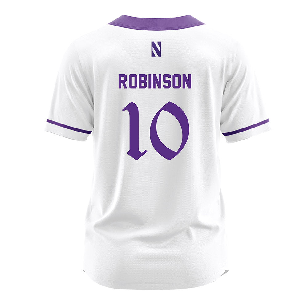 Northwestern - NCAA Softball : Kansas Robinson - White Softball Jersey