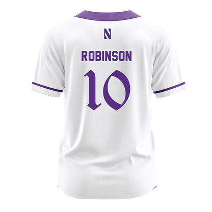 Northwestern - NCAA Softball : Kansas Robinson - White Softball Jersey