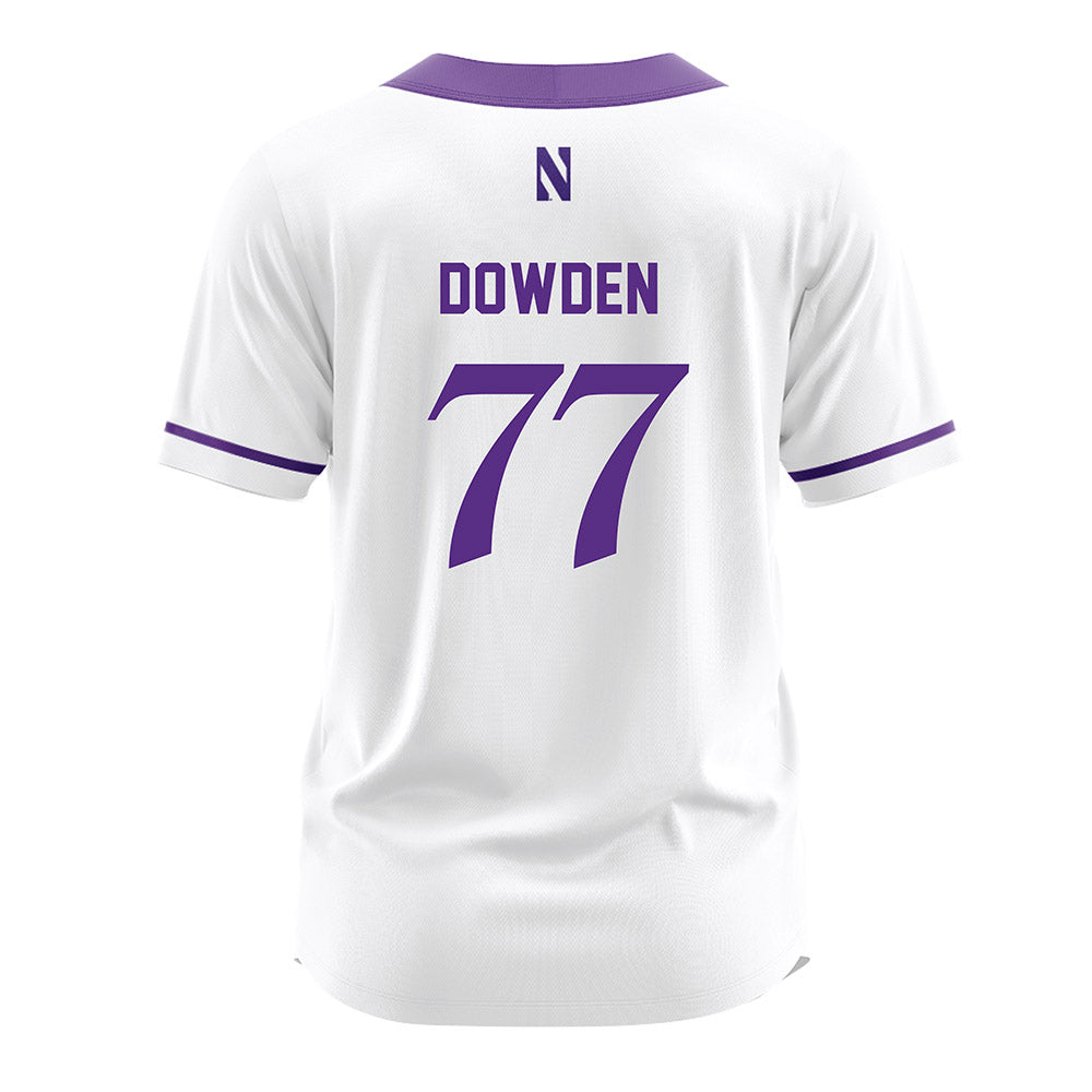 Northwestern - NCAA Softball : Kate Dowden - White Jersey-1