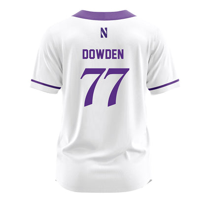 Northwestern - NCAA Softball : Kate Dowden - White Jersey-1