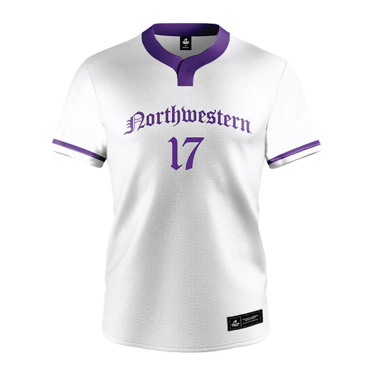 Northwestern - NCAA Softball : Emma Raye - White Jersey-0