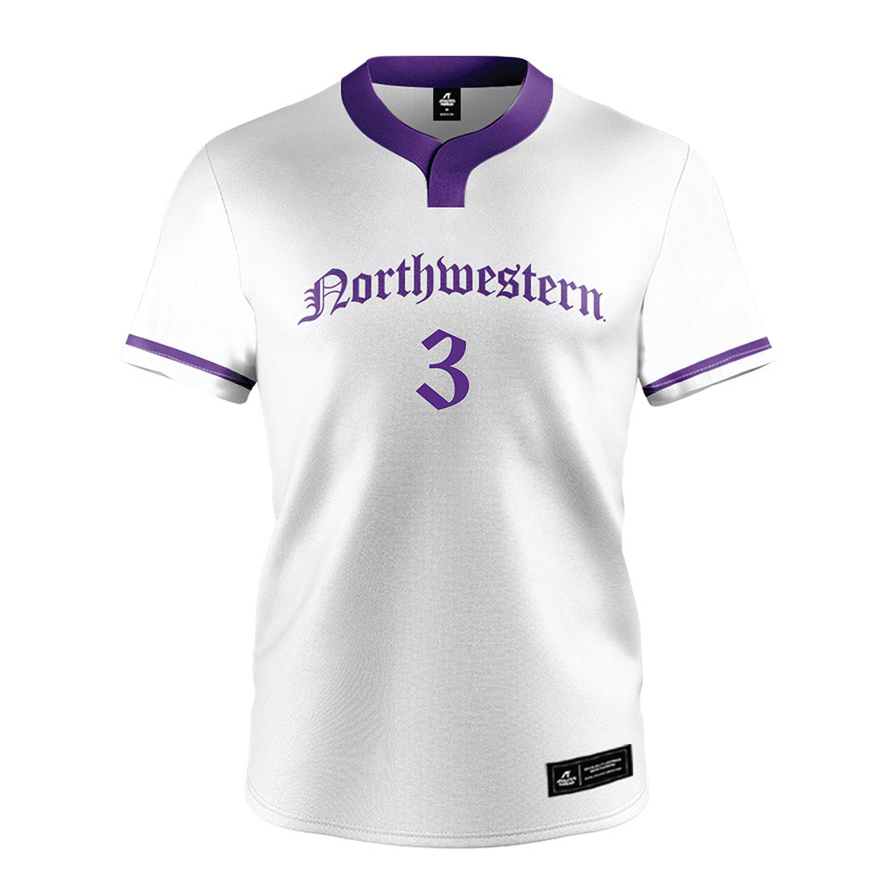 Northwestern - NCAA Softball : Laine Macosky - White Jersey-0