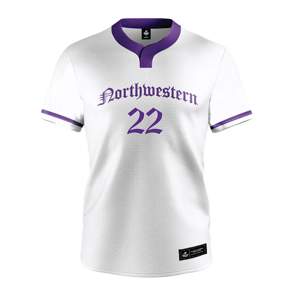 Northwestern - NCAA Softball : Grace Nieto - White Softball Jersey