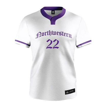 Northwestern - NCAA Softball : Grace Nieto - White Softball Jersey