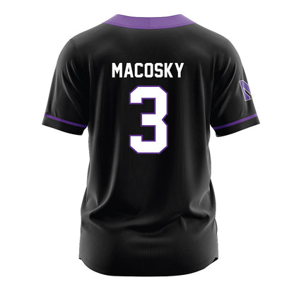 Northwestern - NCAA Softball : Laine Macosky - Black Jersey-1