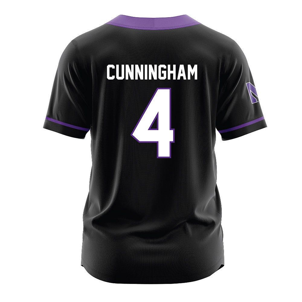Northwestern - NCAA Softball : Renae Cunningham - Black Jersey-1