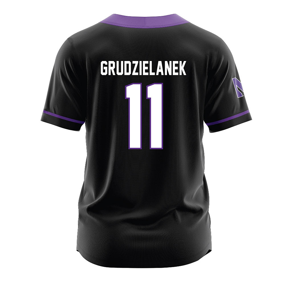 Northwestern - NCAA Softball : Riley Grudzielanek - Black Jersey-1