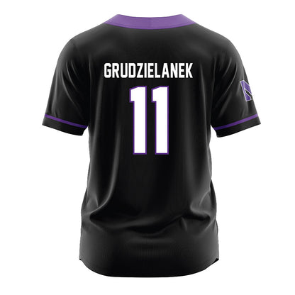 Northwestern - NCAA Softball : Riley Grudzielanek - Black Jersey-1