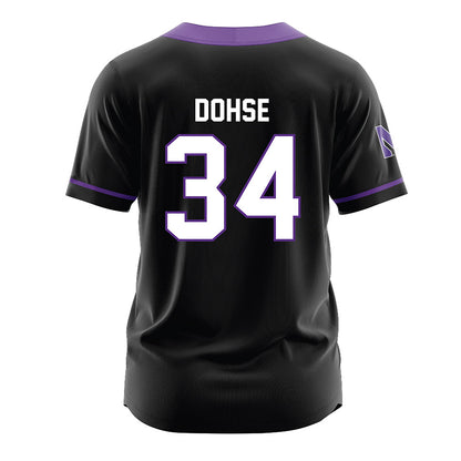 Northwestern - NCAA Softball : Signe Dohse - Black Jersey-1