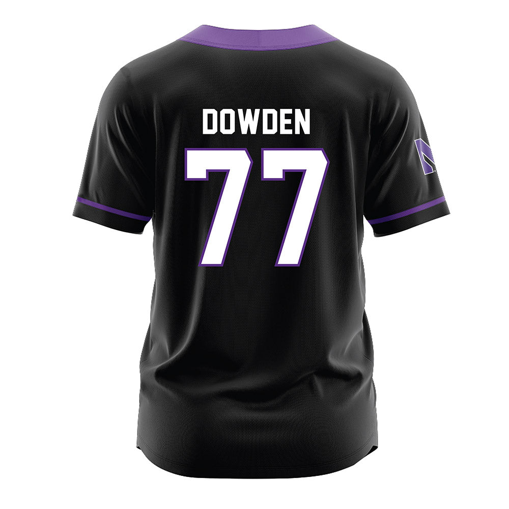 Northwestern - NCAA Softball : Kate Dowden - Black Jersey-1