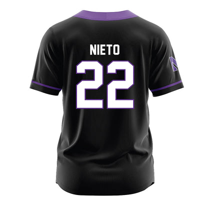 Northwestern - NCAA Softball : Grace Nieto - Black Softball Jersey