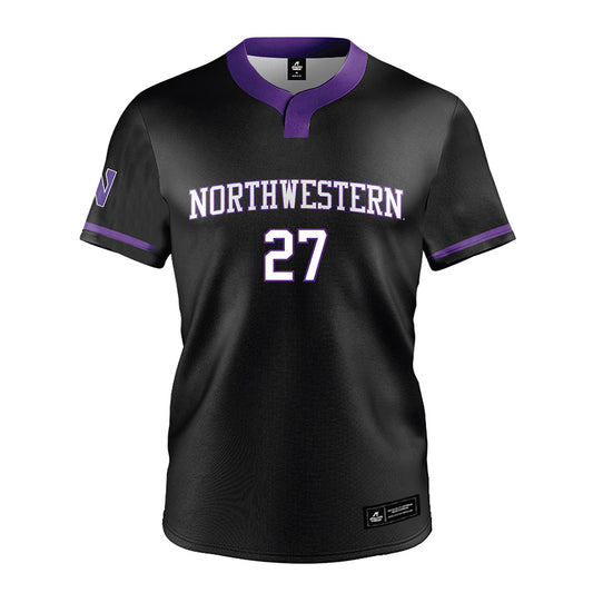 Northwestern - NCAA Softball : Ainsley Muno - Black Jersey-0