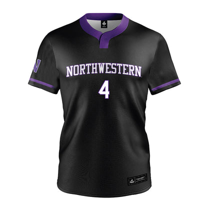 Northwestern - NCAA Softball : Renae Cunningham - Black Jersey-0