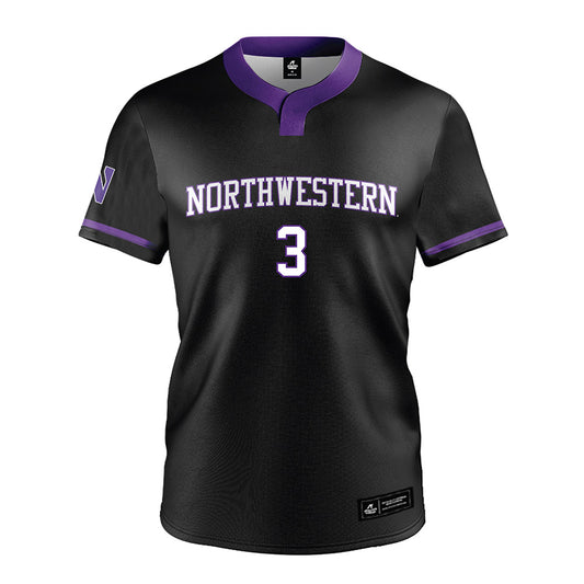 Northwestern - NCAA Softball : Laine Macosky - Black Jersey-0