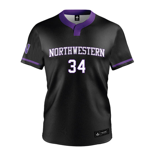 Northwestern - NCAA Softball : Signe Dohse - Black Jersey-0