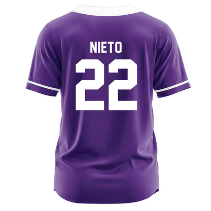 Northwestern - NCAA Softball : Grace Nieto - Purple Softball Jersey