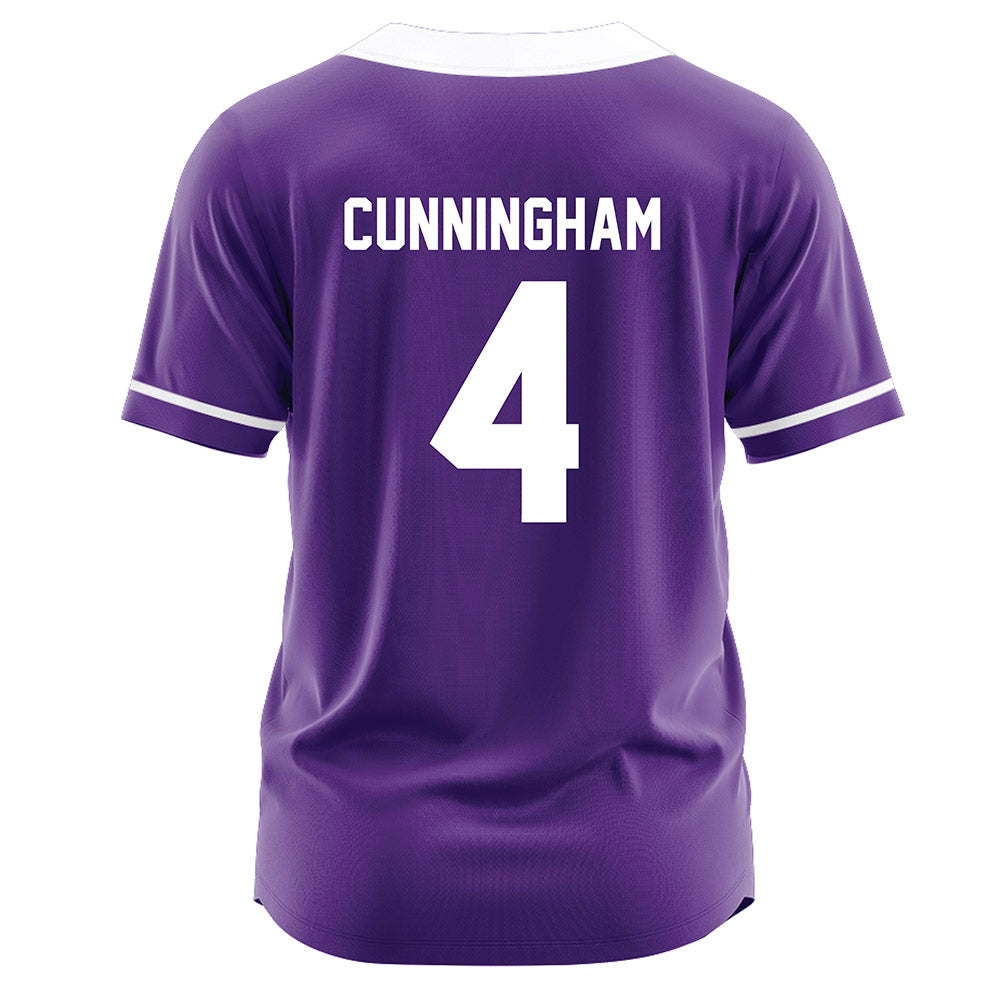 Northwestern - NCAA Softball : Renae Cunningham - Purple Jersey-1