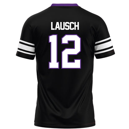 Northwestern - NCAA Football : Jack Lausch - Black Football Jersey