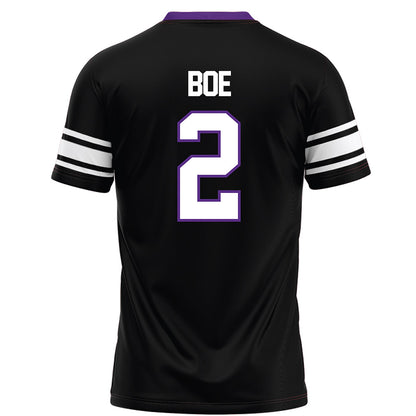 Northwestern - NCAA Football : Ryan Boe - Black Football Jersey