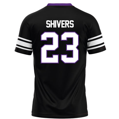 Northwestern - NCAA Football : Cole Shivers - Black Football Jersey