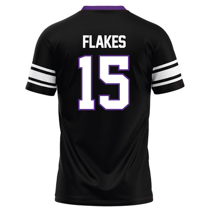 Northwestern - NCAA Football : Brendan Flakes - Black Football Jersey