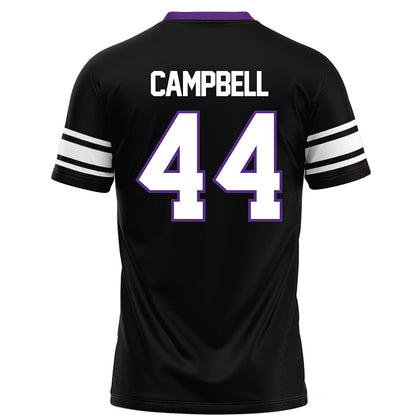 Northwestern - NCAA Football : Callen Campbell - Black Football Jersey-1