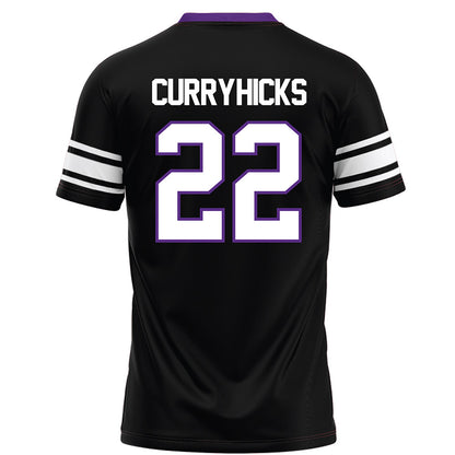 Northwestern - NCAA Football : Terrion Curry-Hicks - Black Football Jersey