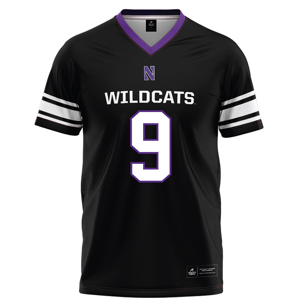 Northwestern - NCAA Football : Braden Turner - Black Football Jersey