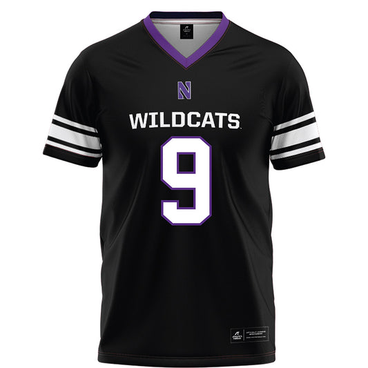 Northwestern - NCAA Football : Braden Turner - Black Football Jersey