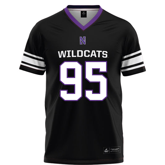 Northwestern - NCAA Football : Najee Story - Black Football Jersey