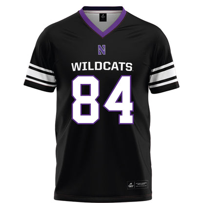 Northwestern - NCAA Football : Hunter Welcing - Black Football Jersey-0