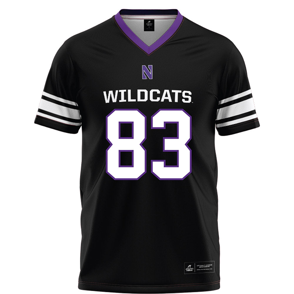 Northwestern - NCAA Football : Blake Van Buren - Black Football Jersey