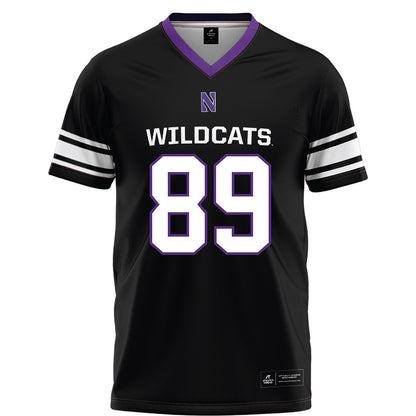Northwestern - NCAA Football : Cam Russell - Black Football Jersey