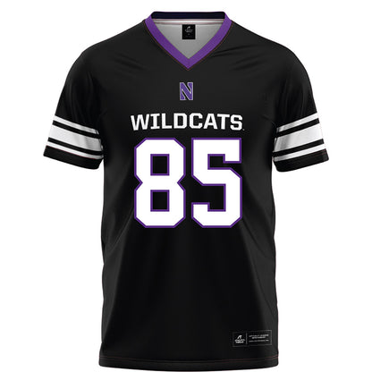 Northwestern - NCAA Football : Patrick Schaller - Black Football Jersey