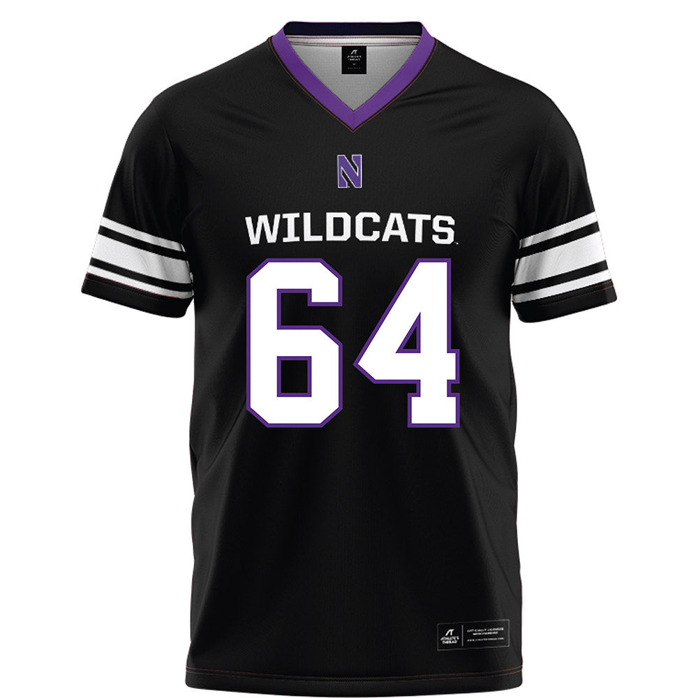 Northwestern - NCAA Football : Anthony Birsa - Black Football Jersey