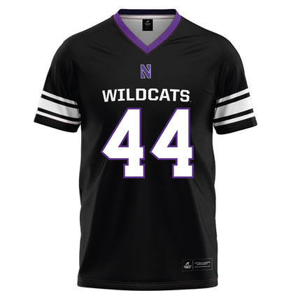 Northwestern - NCAA Football : Callen Campbell - Black Football Jersey-0