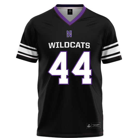 Northwestern - NCAA Football : Callen Campbell - Black Football Jersey-0
