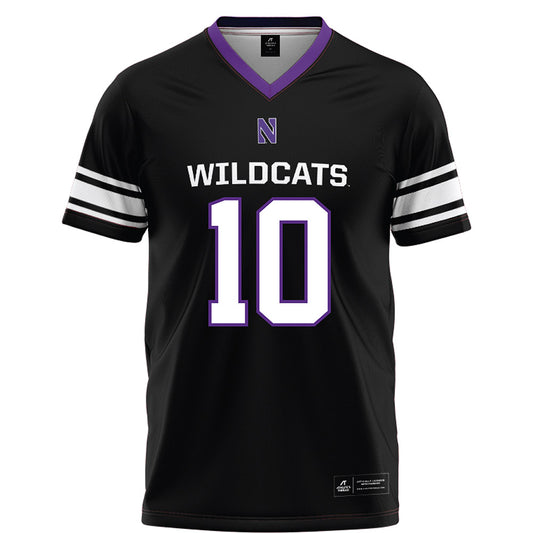 Northwestern - NCAA Football : Ricky Ahumaraeze - Black Football Jersey-0