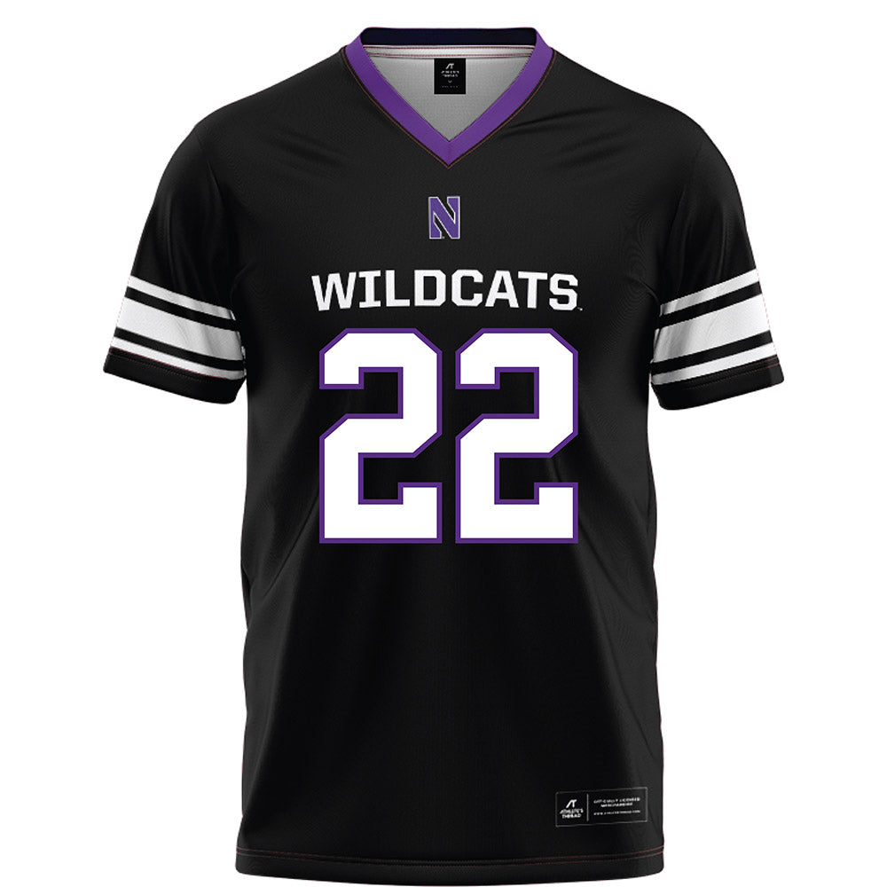 Northwestern - NCAA Football : Terrion Curry-Hicks - Black Football Jersey
