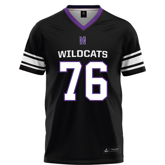 Northwestern - NCAA Football : Michael OConnell - Black Football Jersey-0