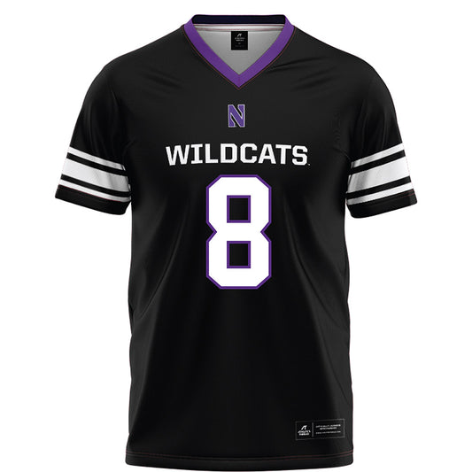 Northwestern - NCAA Football : Preston Stone - Black Football Jersey-0