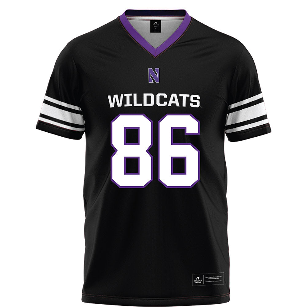 Northwestern - NCAA Football : Lawson Albright - Black Football Jersey