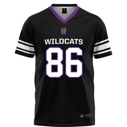 Northwestern - NCAA Football : Lawson Albright - Black Football Jersey