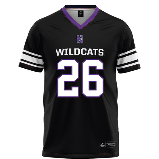 Northwestern - NCAA Football : Albert Kunickis - Black Football Jersey-0