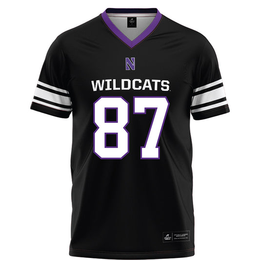 Northwestern - NCAA Football : Carson Grove - Black Football Jersey-0