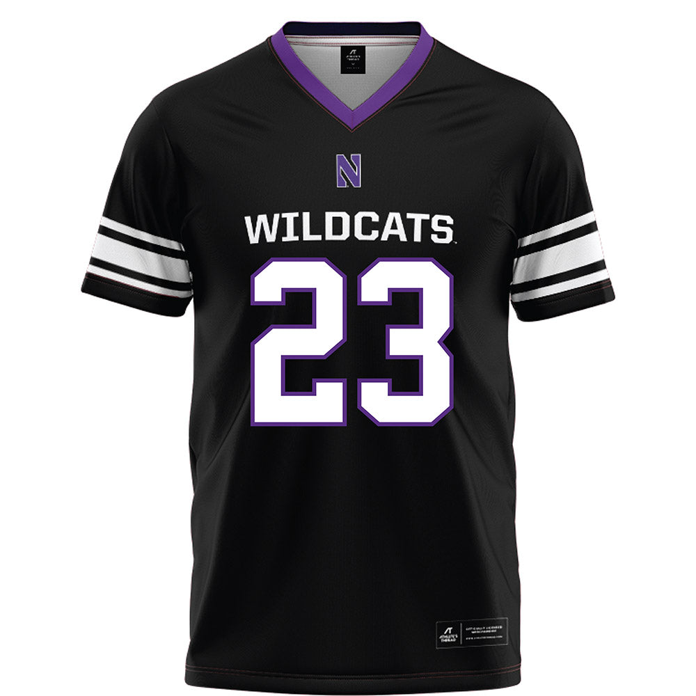 Northwestern - NCAA Football : Cole Shivers - Black Football Jersey
