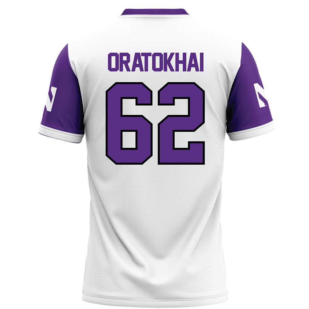Northwestern - NCAA Football : Adrian-Izic Oratokhai - Football Jersey