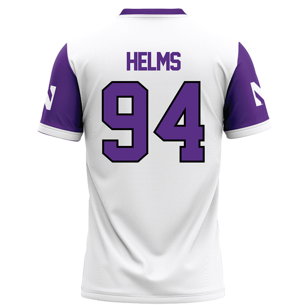 Northwestern - NCAA Football : Henry Helms - White Football Jersey