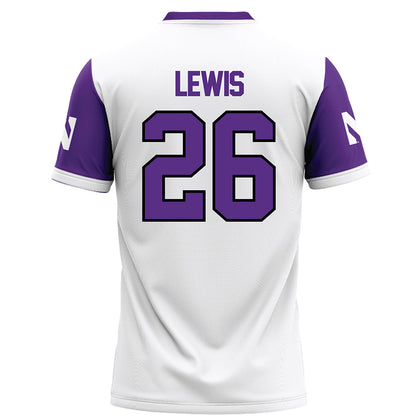 Northwestern - NCAA Football : Jalen Lewis - White Football Jersey